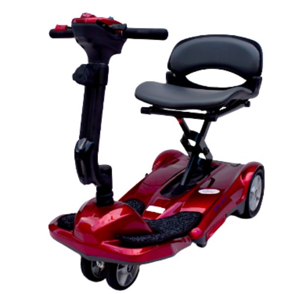 EV Rider Transport M Lightweight Folding Scooter - Electromagnetic Brakes For Safety Anti-Flat Tires For Seniors