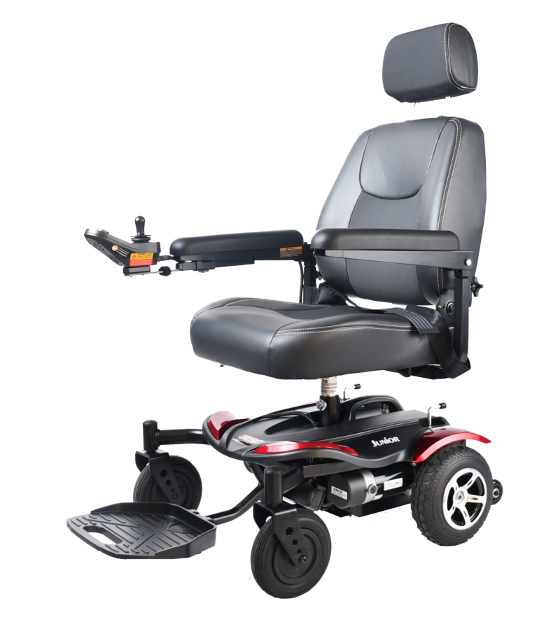 Merits P320 Junior Portable Power Chair Mobility Scooter - With Anti Flat Tires, 300 Lbs Weight Capacity