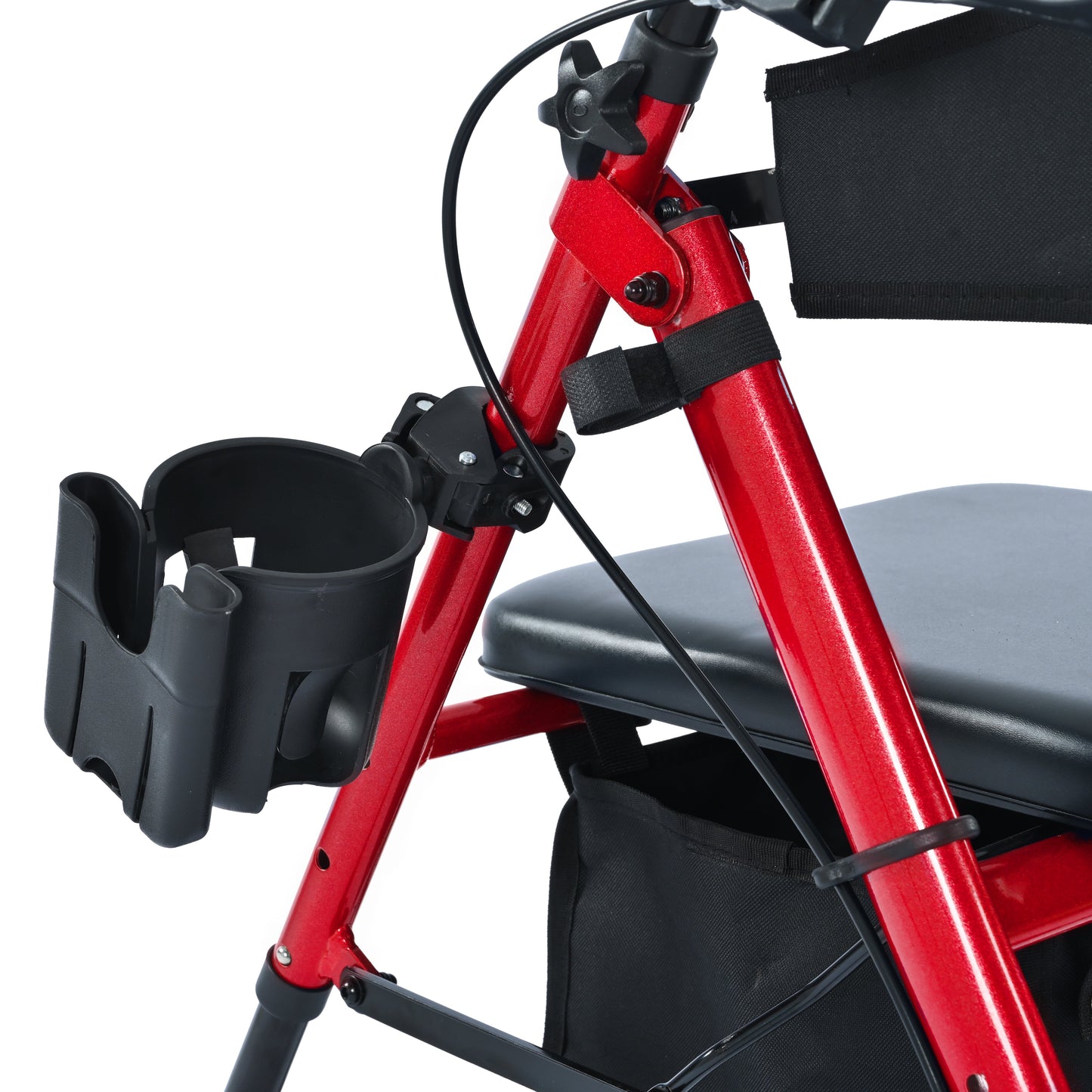 Metro Mobility M913P 2-in-1 Rollator and Transport Wheelchair