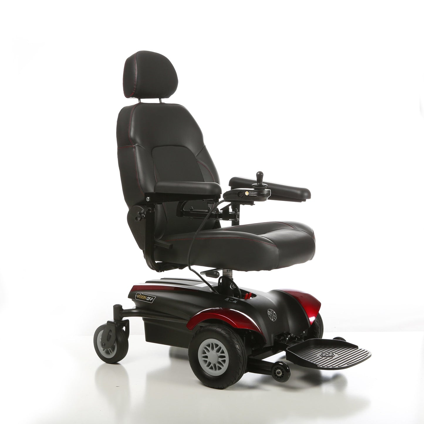 Merits P322 Vision CF Power Chair - Breaks Down For Travel/Portable, w/ Anti Flat Tires, 300 Lbs Weight Capacity