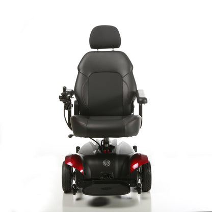 Merits P322 Vision CF Power Chair - Breaks Down For Travel/Portable, w/ Anti Flat Tires, 300 Lbs Weight Capacity