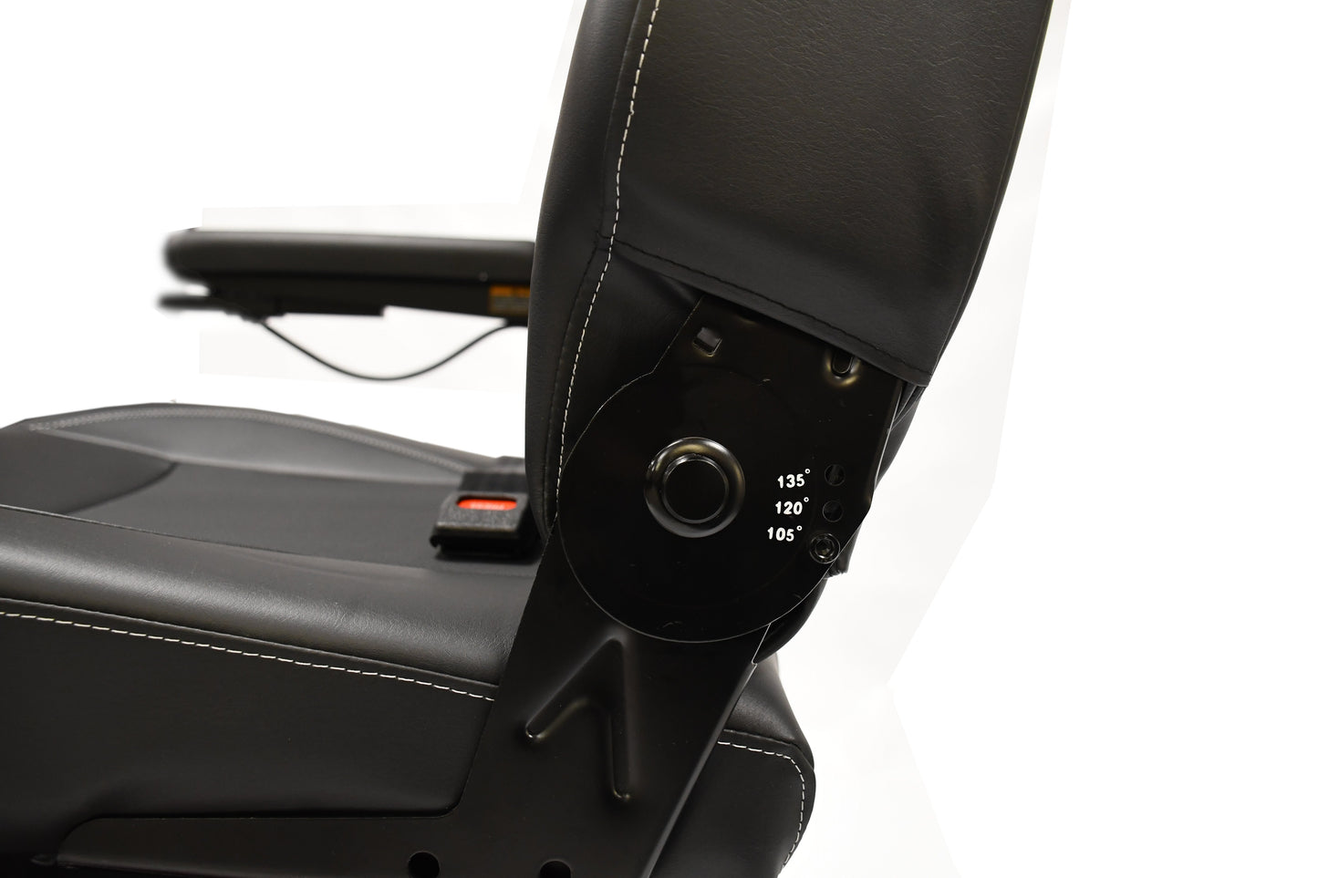 Merits P327 Vision Super Mid Wheel Drive Bariatric Power Chair - Long Distance 6 Wheel, W/ Anti Flat Tires, 450 Lbs Weight Capacity
