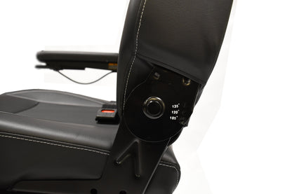 Merits P327 Vision Super Mid Wheel Drive Bariatric Power Chair - Long Distance 6 Wheel, W/ Anti Flat Tires, 450 Lbs Weight Capacity