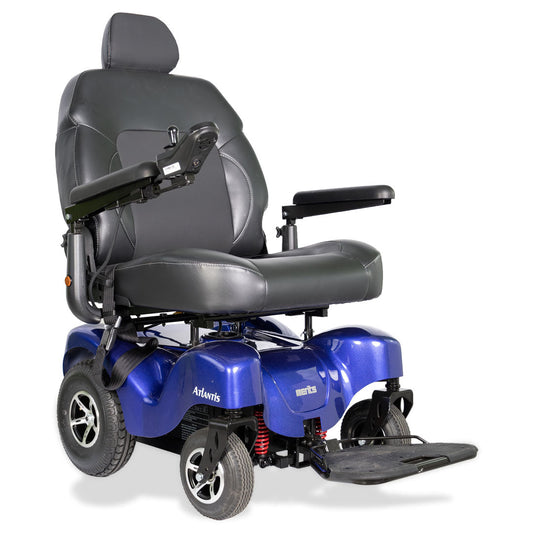 Merits P710 Atlantis Super Heavy-Duty Bariatric Power Chair - Extended Long Range, w/ Anti Flat Tires, 600lbs Weight Capacity