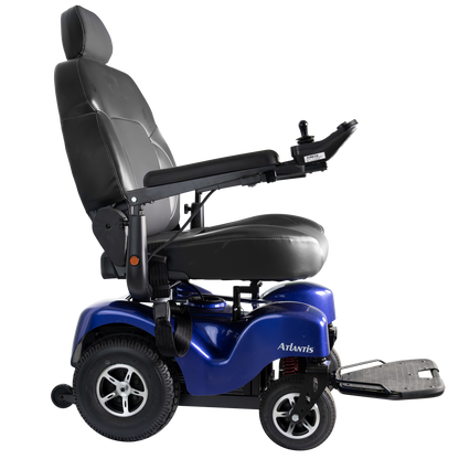 Merits P710 Atlantis Super Heavy-Duty Bariatric Power Chair - Extended Long Range, w/ Anti Flat Tires, 600lbs Weight Capacity