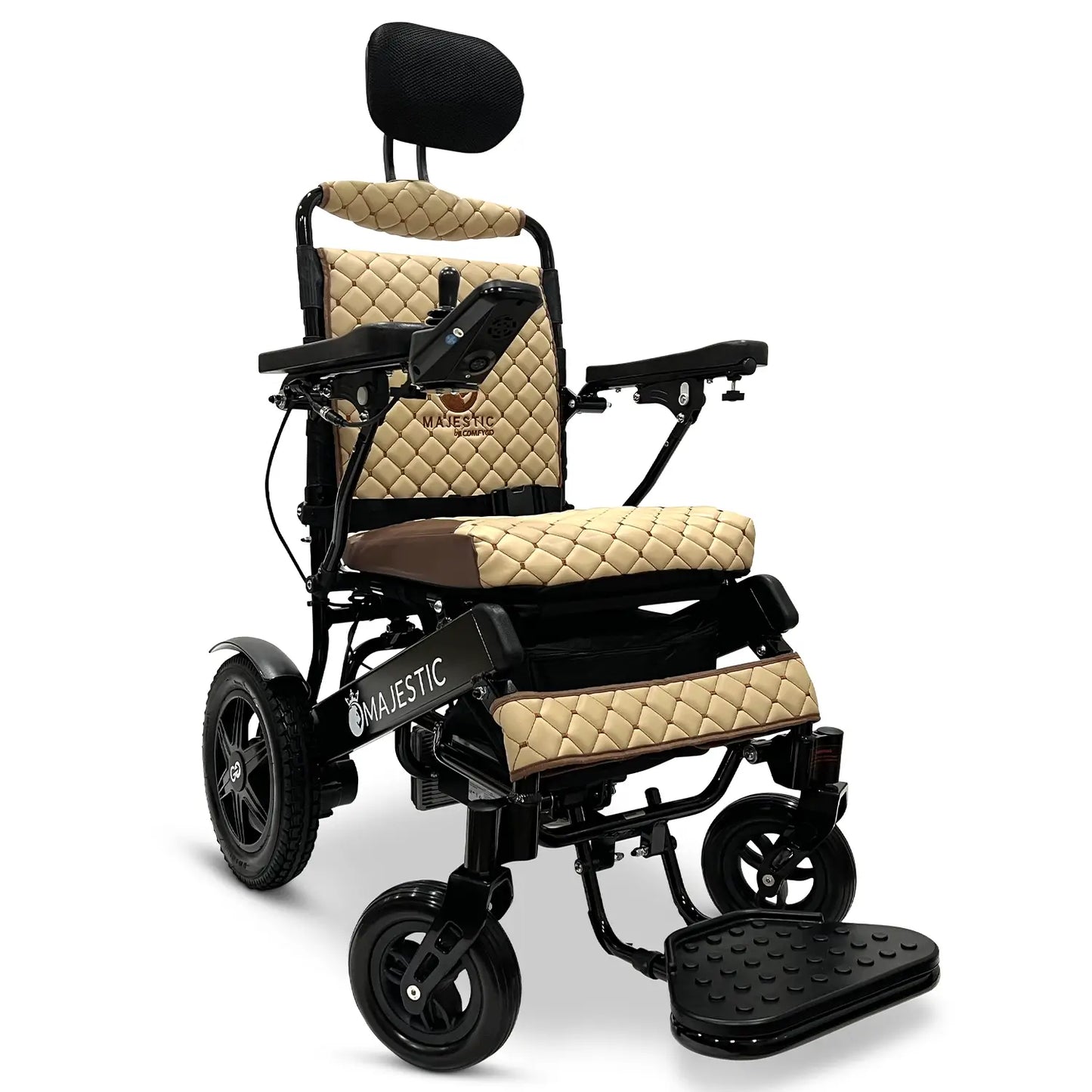 ComfyGo Majestic IQ-9000 Electric Wheelchair, Auto Recline Remote Controlled