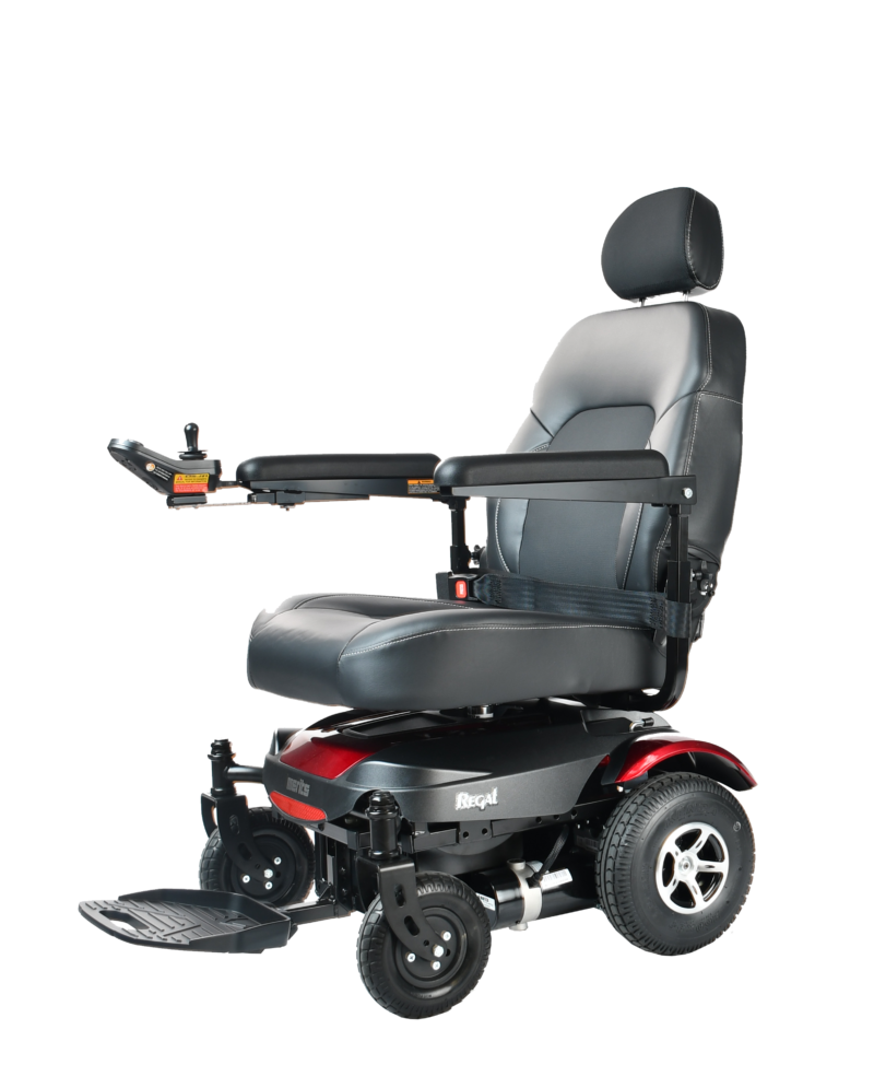 Merits Regal P310 Power Chair - Flip Up Arm Rest, Anti Flat Tires, 300 Lbs Weight Capacity