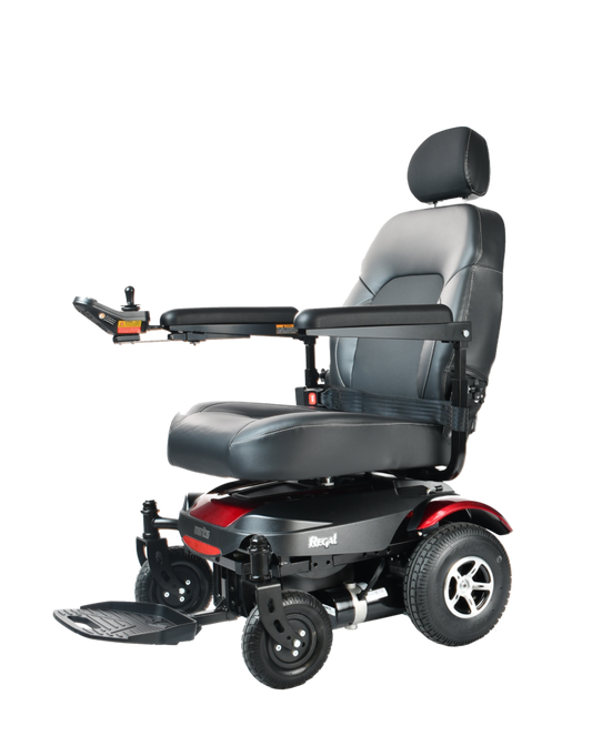 Merits Regal P310 Power Chair - Flip Up Arm Rest, Anti Flat Tires, 300 Lbs Weight Capacity