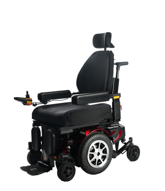 Merits P325 Vision Ultra - Full Suspension Power Chair For Comfort Ride - 300lbs Weight Capacity