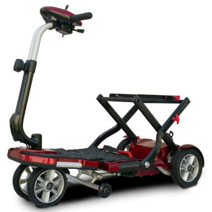 EV Rider Transport Plus Lightweight Easy Folding Mobility Scooter - Long Distance w/ Anti Flat Tires