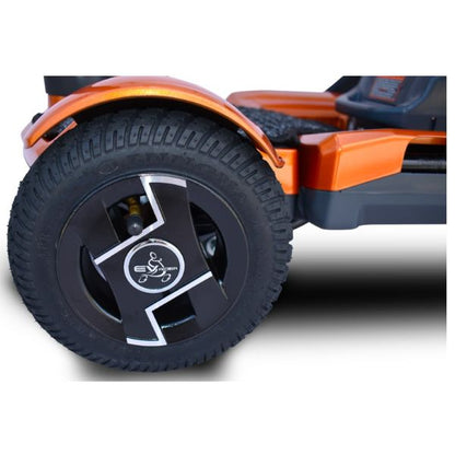 EV Rider TeQno Automatic Folding Mobility Scooter - Electromagnetic Safety Brakes 250lbs Weight Capacity