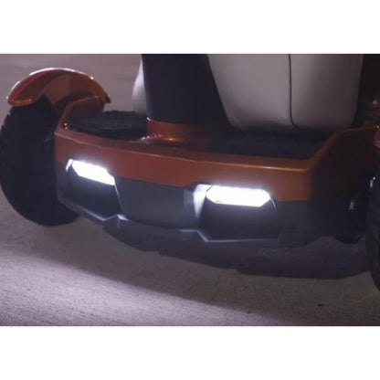 EV Rider TeQno Automatic Folding Mobility Scooter - Electromagnetic Safety Brakes 250lbs Weight Capacity