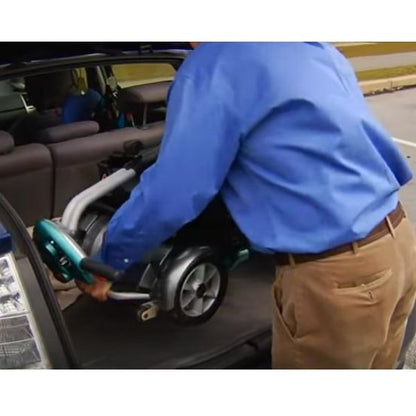 EV Rider Transport Plus Lightweight Easy Folding Mobility Scooter - Long Distance w/ Anti Flat Tires