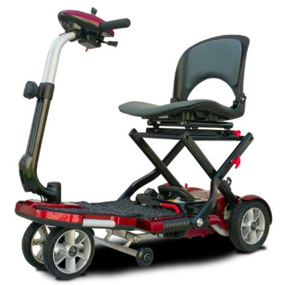 EV Rider Transport Plus Lightweight Easy Folding Mobility Scooter - Long Distance w/ Anti Flat Tires