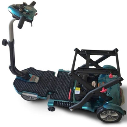 EV Rider Transport Plus Lightweight Easy Folding Mobility Scooter - Long Distance w/ Anti Flat Tires