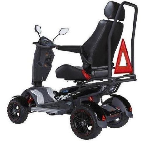 EV Rider Vita Monster 4 Power Chair Heartway - S12X Fast and Extra Long Distance - All Terrain Tires, 350lbs Weight Capacity