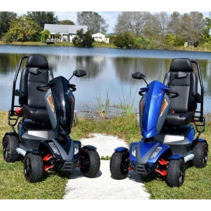 EV Rider Vita Monster 4 Power Chair Heartway - S12X Fast and Extra Long Distance - All Terrain Tires, 350lbs Weight Capacity