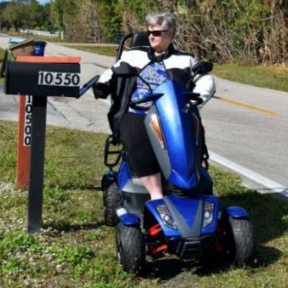 EV Rider Vita Monster 4 Power Chair Heartway - S12X Fast and Extra Long Distance - All Terrain Tires, 350lbs Weight Capacity