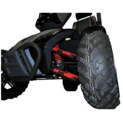 EV Rider Vita Monster 4 Power Chair Heartway - S12X Fast and Extra Long Distance - All Terrain Tires, 350lbs Weight Capacity