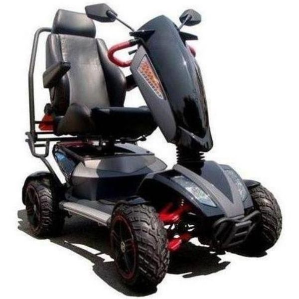 EV Rider Vita Monster 4 Power Chair Heartway - S12X Fast and Extra Long Distance - All Terrain Tires, 350lbs Weight Capacity