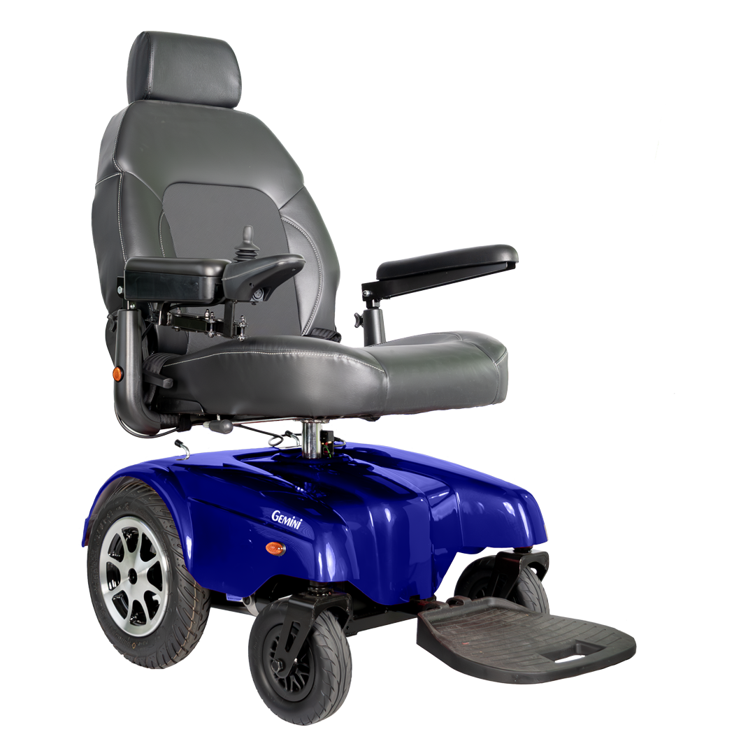 Merits P301 Gemini Long Distance Heavy Duty Power Chair 450lbs Weight Capacity