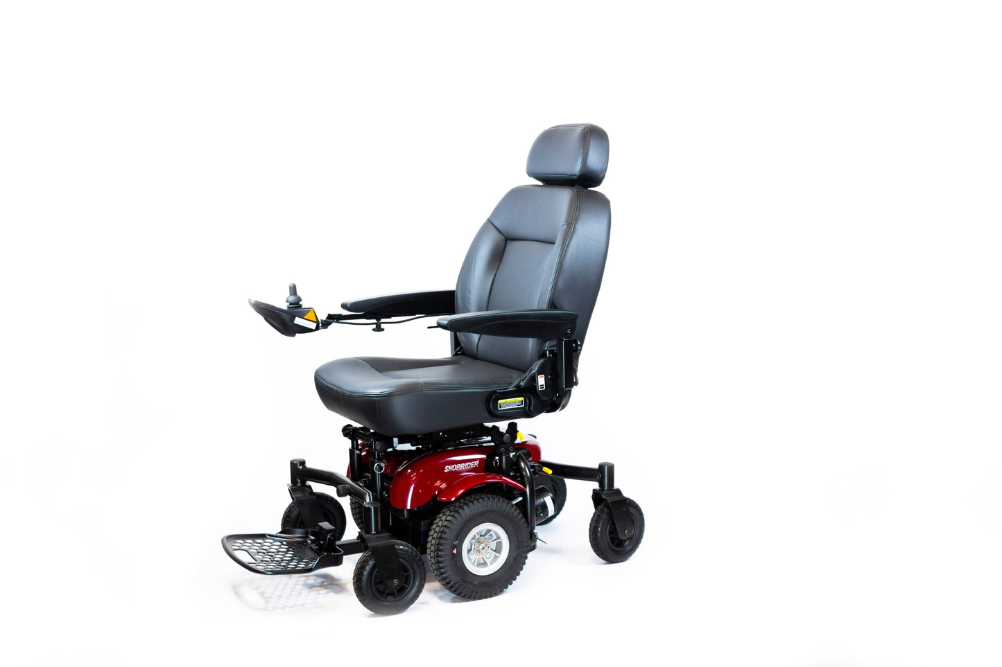 Shoprider 6Runner 10 Power Chair Red - Recliner Seat, Added Suspension For Smooth and Comfortable Ride - 300lbs Weight Capacity