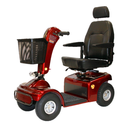 Shoprider Sprinter XL4 4-Wheel Heavy Duty Power Chair - Extra Long Distance All Terrain Power Chair w/ Swivel Seat, 350lbs Weight Capacity