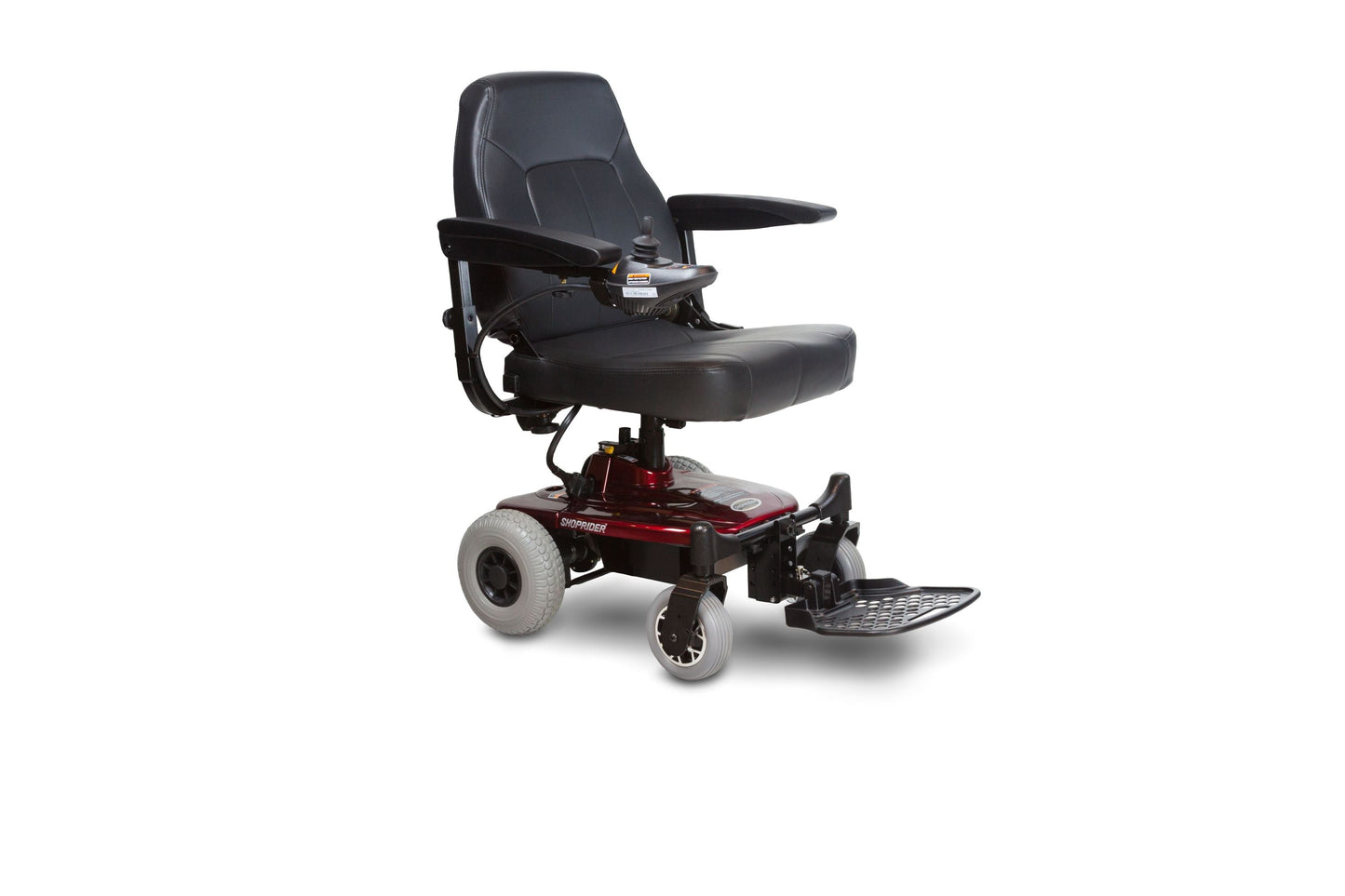 Shoprider Jimmie Adjustable Captain Seat Lightweight Portable Power Chair - Effortless Breakdown For Travel and On the Go