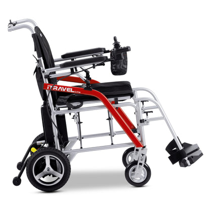 Metro Mobility iTravel Lite Folding Electric Wheelchair – Only 33lbs, TSA Approved with ElectroMagnetic Brakes
