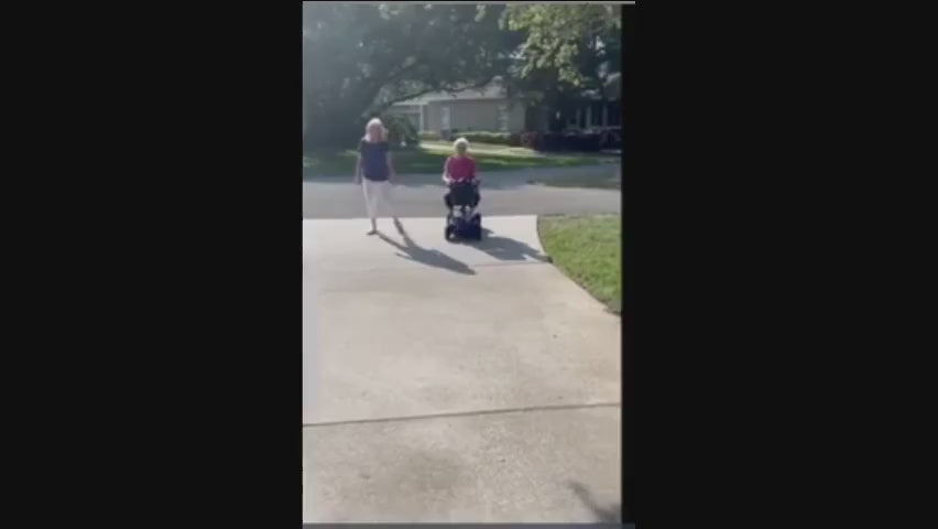 Load video: Riding scooter